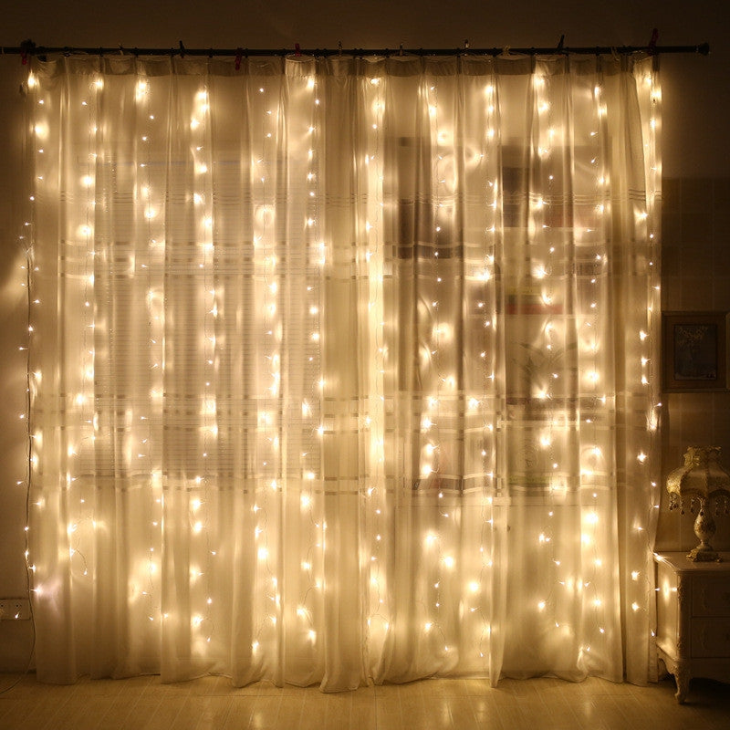 3M x 3M 8-modes 304pcs-Lights String Warm White Decorative Light