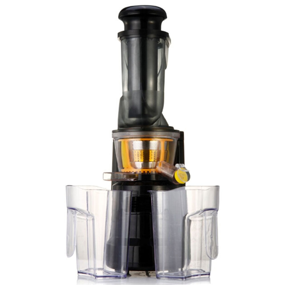 150W Electric Slow Whole Fruit Vegetable Juicer Low Noise Juice Extractor Luxury Purple Stainles...