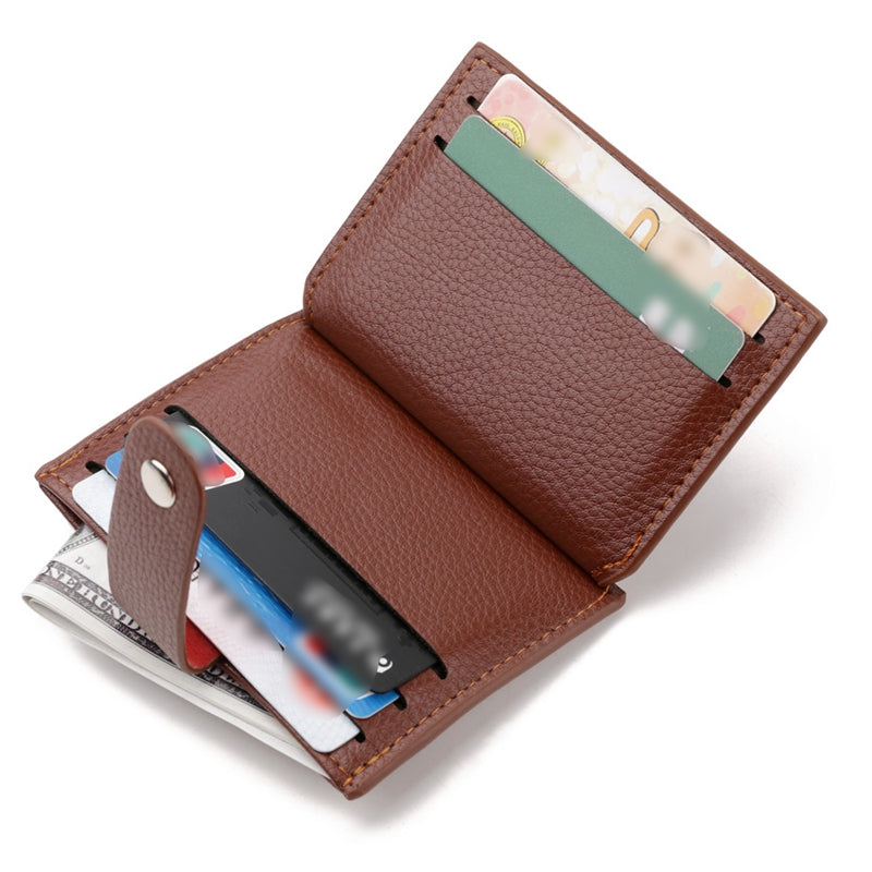 Business Men Wallet with Zipper Coin Pocket Designer Men Purse Card Holder