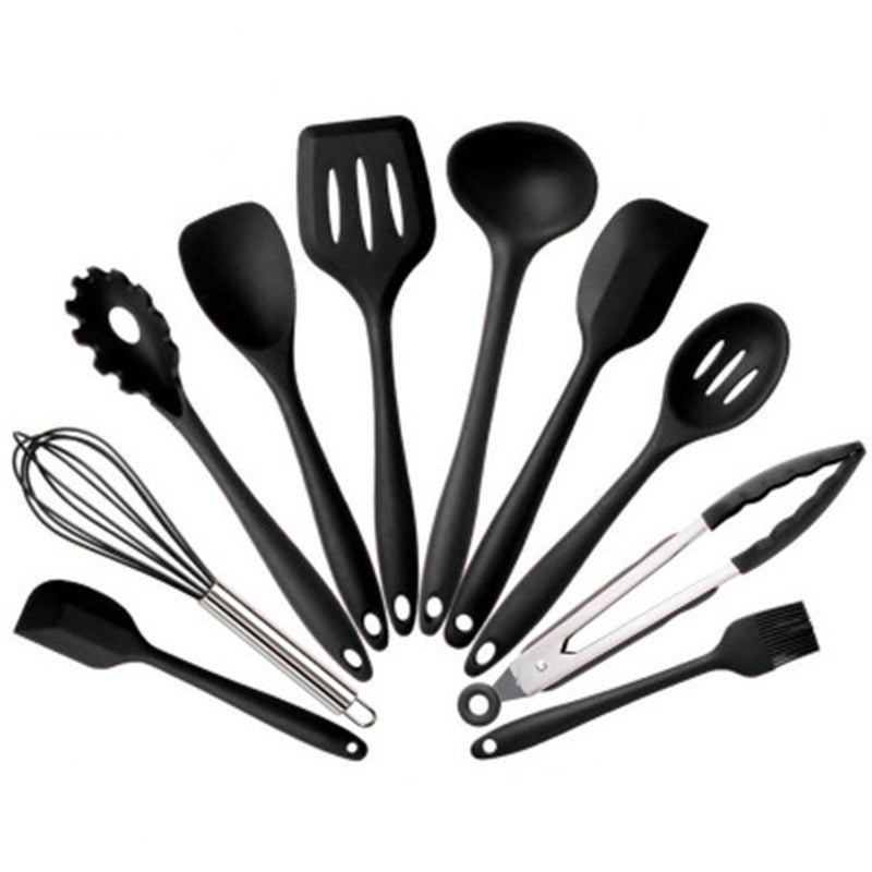 10 Pieces Silicone Kitchen Heat Resistant Cooking Utensil Set