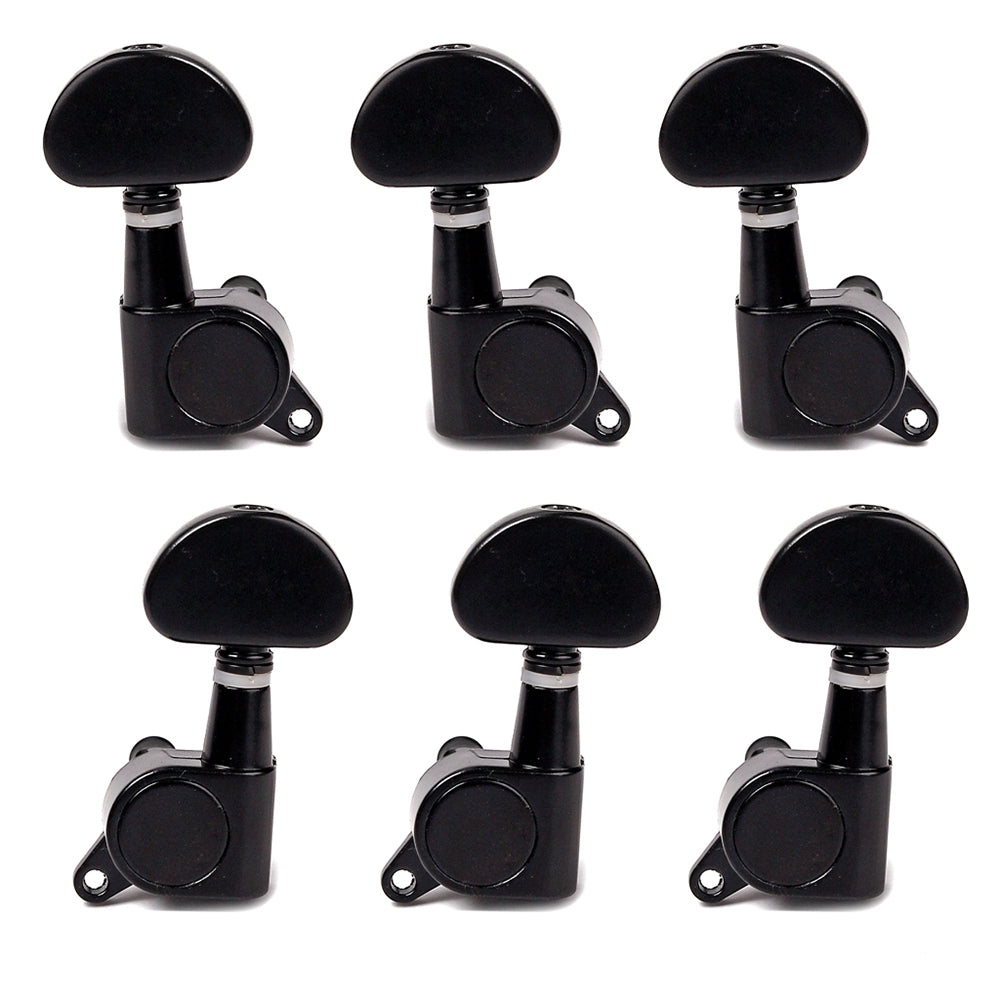 3R3L  Half Moon Button Guitar Sealed String Tuning Pegs Keys Machine Heads Tuners For Epi Style