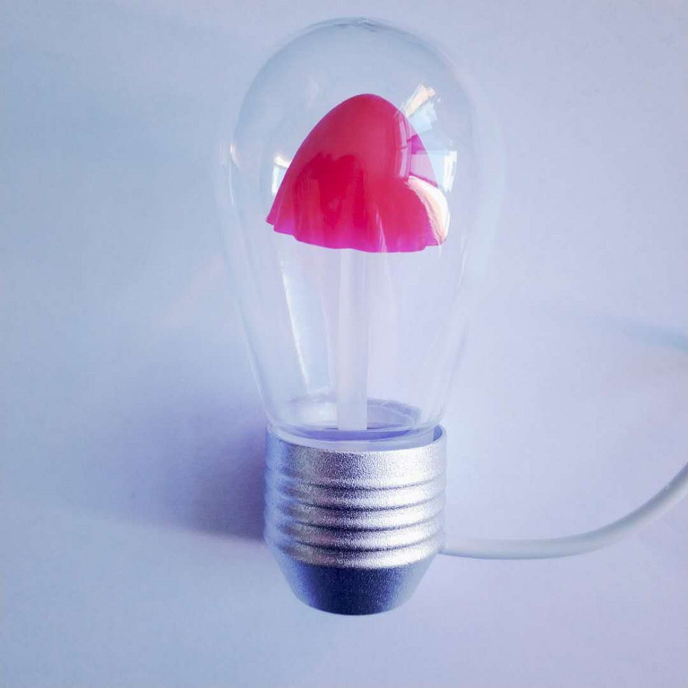 1pcs USB 5V Mushroom Night Bulb White Desk Reading Lamp 3 stage Dimming  Portable Mobile