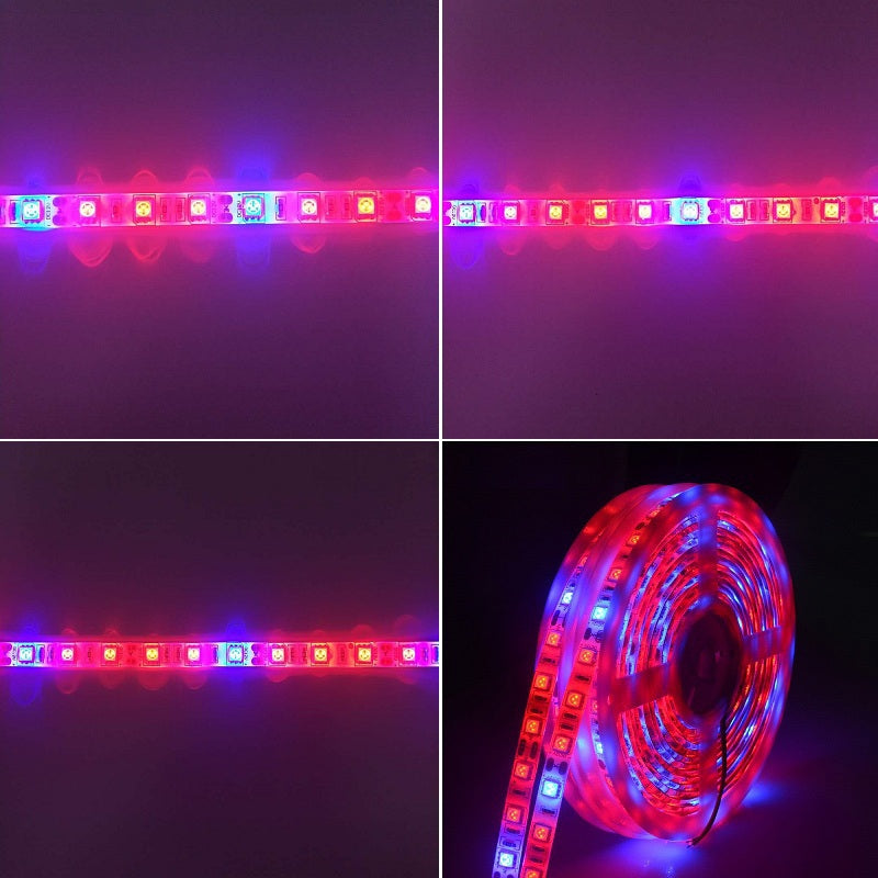 5 M LED Waterproof Full Spectrum Strip Light 300 LEDs 5050 Chip Fitolampy Grow Lights For Greenh...