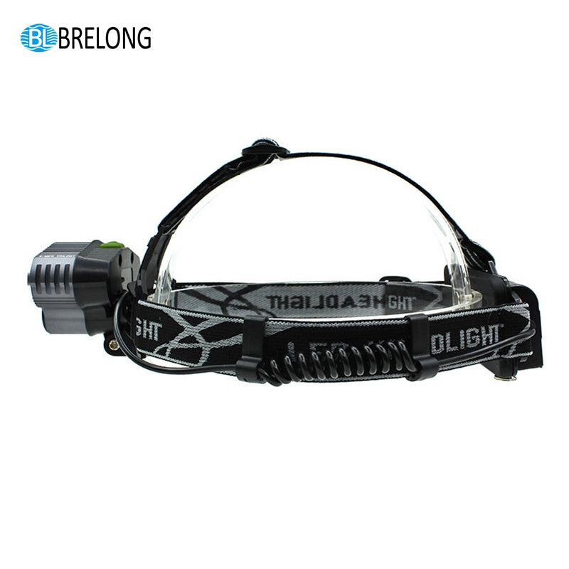 BRELONG LED Headlamp 5LEDs USB Battery Powered White Light