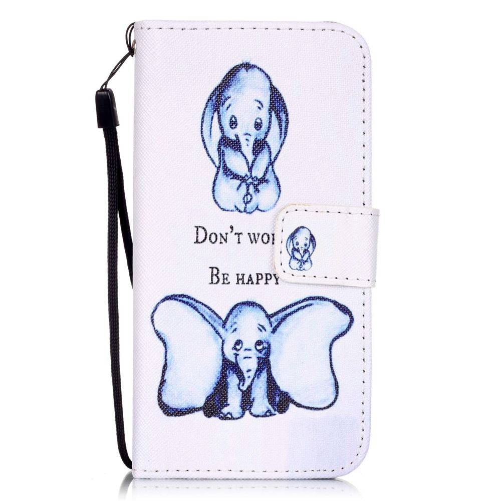 Dumbo Painted PU Phone Case for iPhone 7 / 8