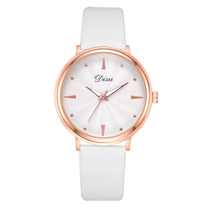 Disu DS144 Women PU Leather Quartz Watch