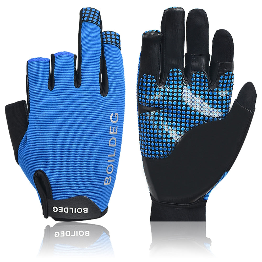 Boodun Ulra-Fiber NON-Slip Fishing Gloves