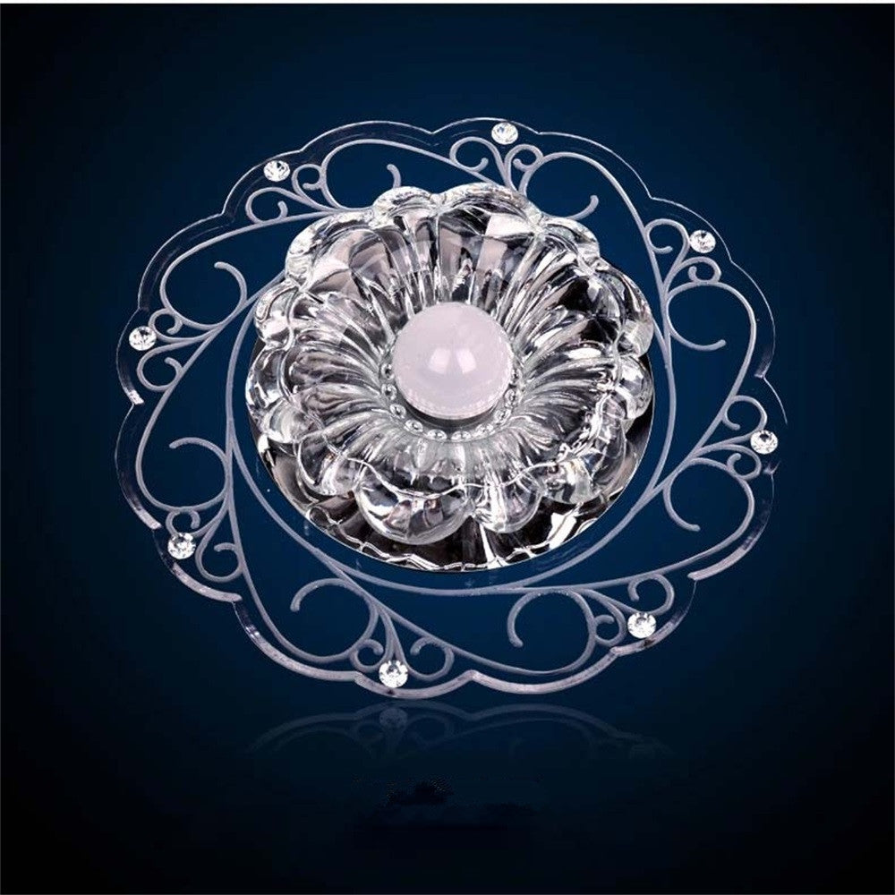 18cm LED Ceiling Lamp Crystal Color Light 220V