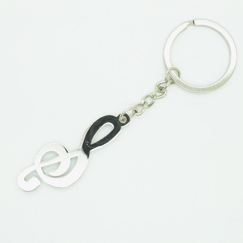 Creative Musical Notation Pendant Key Chain