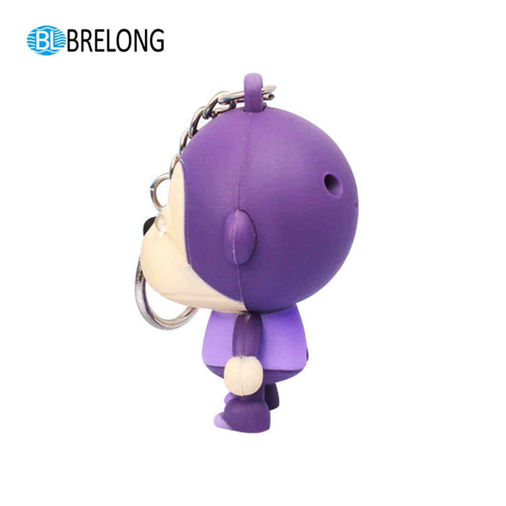 Brelong Noise-making Cartoon Keychain with LED Light Pendant-Monkey