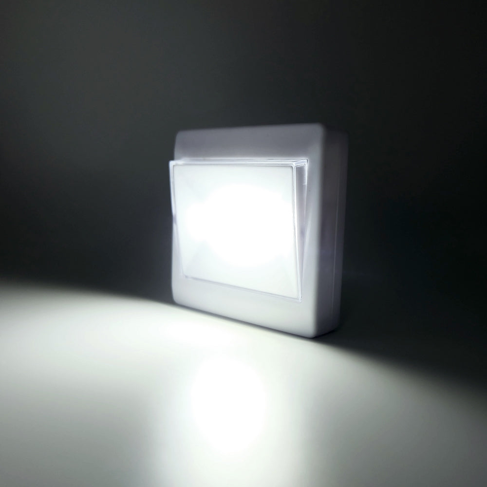 Brelong COB Cordless Battery Operated Switch Night Light for Bedroom Closet Cabinet Kitechen Bas...