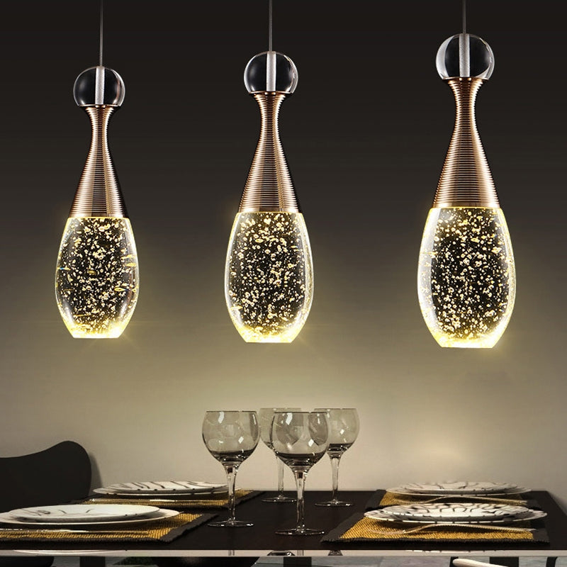 Droplight Contemporary Contracted Restaurant Individuality Creative Costly Perfume Bottles Cryst...