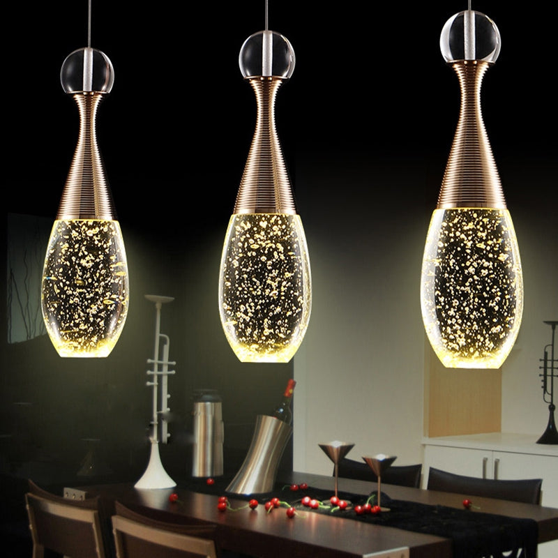 Droplight Contemporary Contracted Restaurant Individuality Creative Costly Perfume Bottles Cryst...