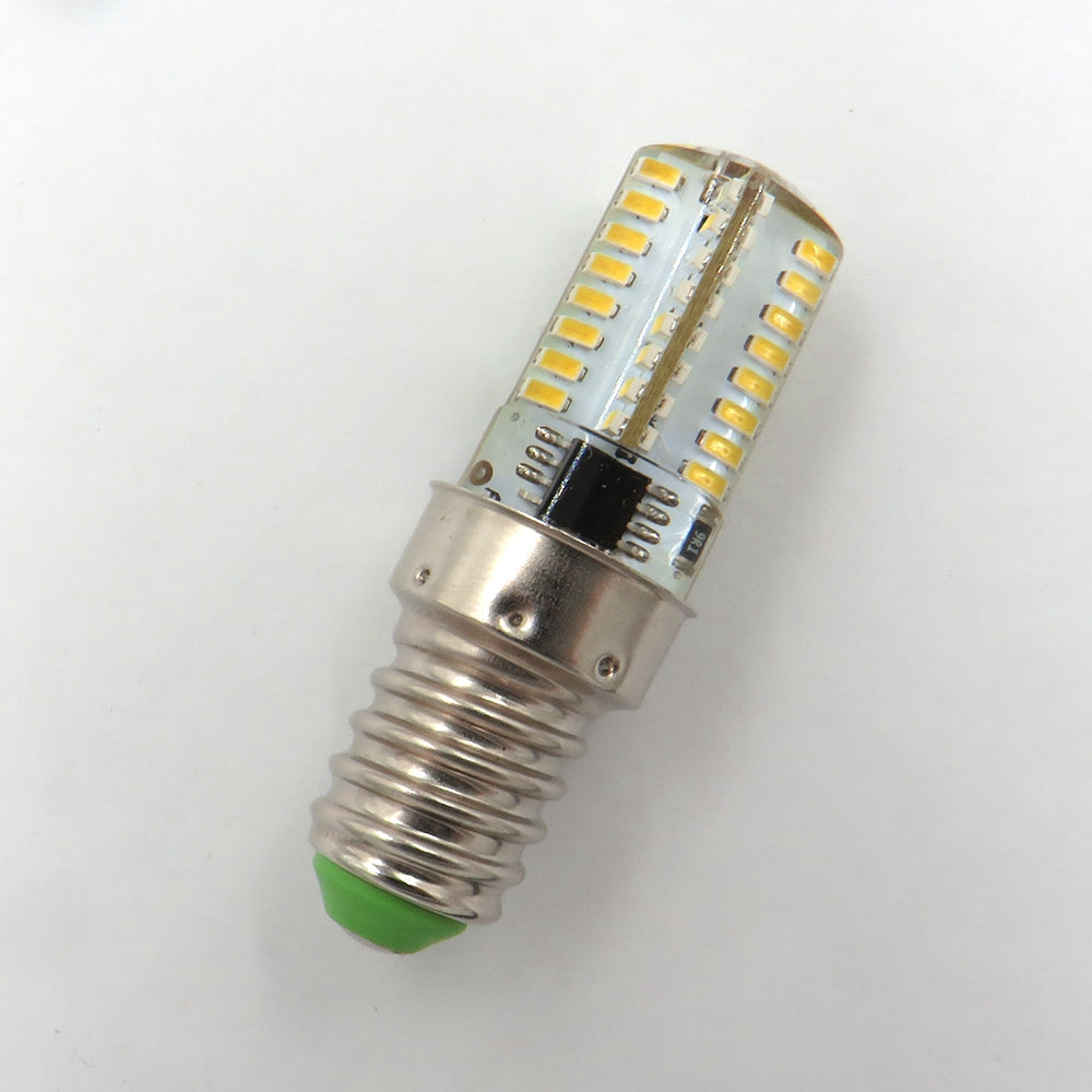 5Pcs ZHENMING E14 LED Bi-Pin Bulb 64 SMD 3014 AC 110V