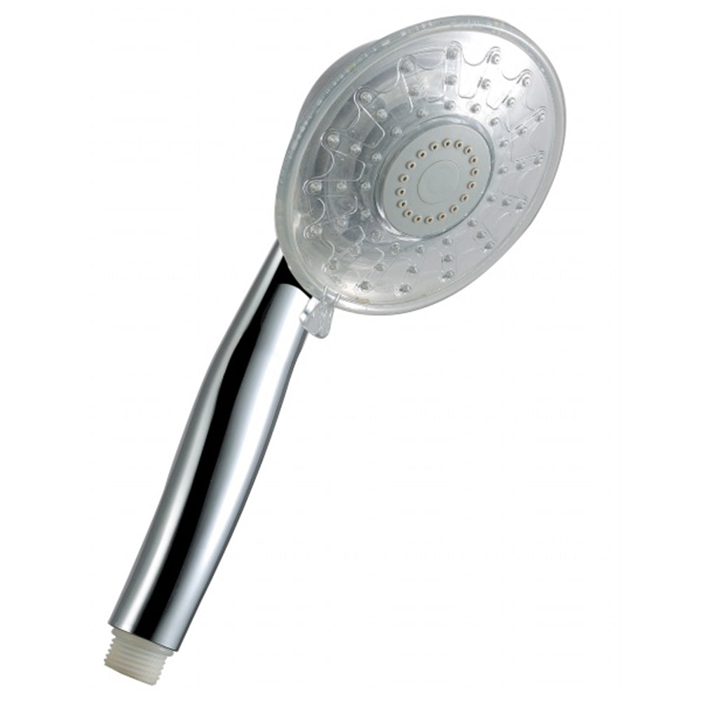 BRELONG Color Changing Showerhead Handheld LED 2 Water Mode 7 Color Temperature Control Tri-color