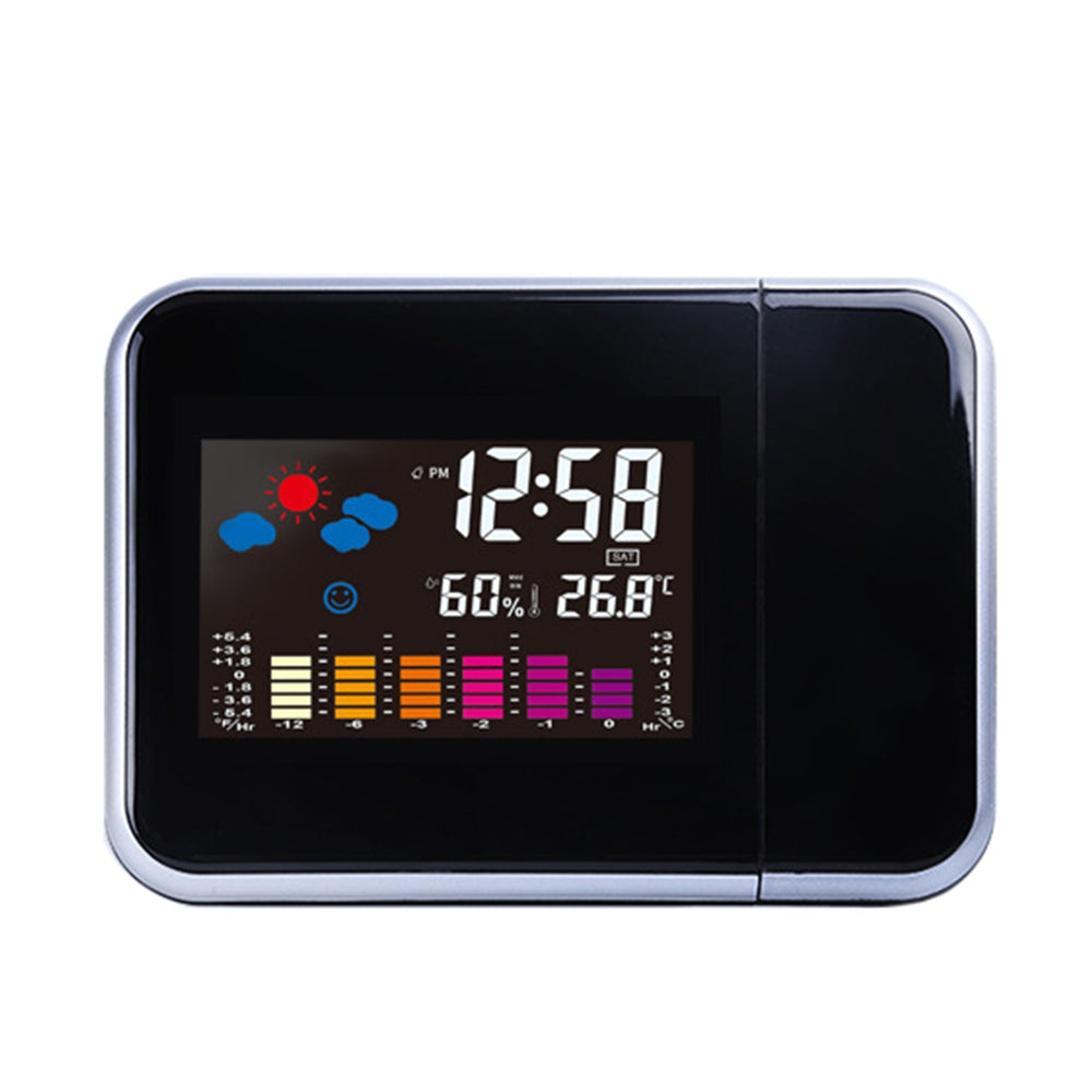 Creative Projection Calendar Multi-function Color Meteorological Electronic Alarm Clock