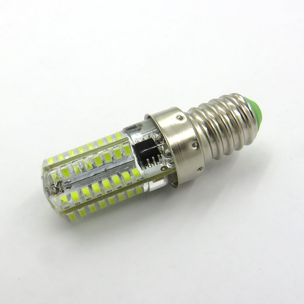 5Pcs ZHENMING E14 LED Bi-Pin Bulb 64 SMD 3014 AC 110V