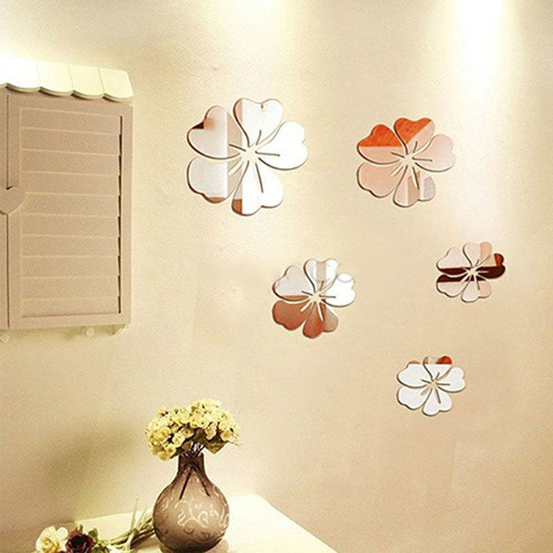 3D Acrylic DIY Mirror Wall Stickers for Home Wall Decoration