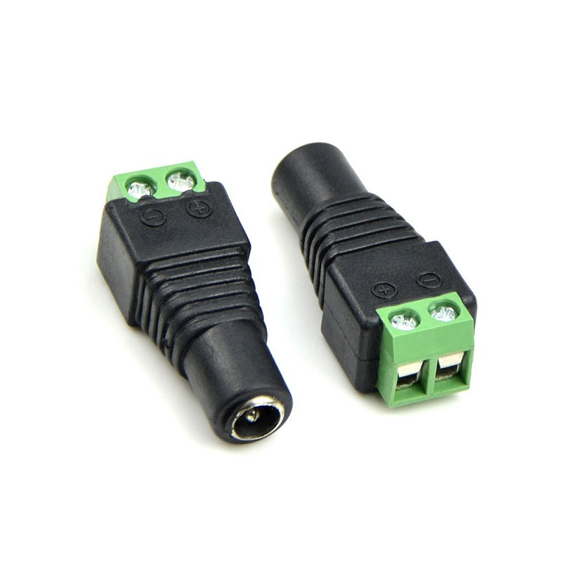 5PCS Female LED Strip Light Power Adapter Connector Plug