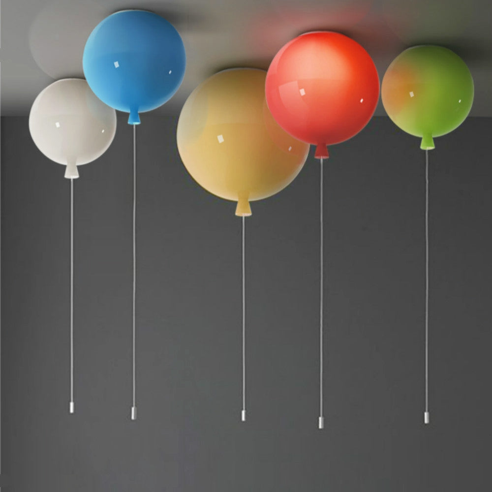 DengLiangZhiXin New Creative Modern Simple Bedroom Lamp Color Balloon Children's room Ceiling Lamp