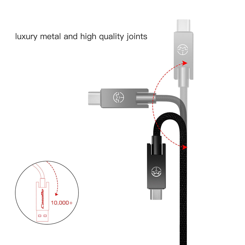 Caseme Micro USB Cable Android Nylon Braided Charger USB to Micro USB Fast Charging Cable for Sa...