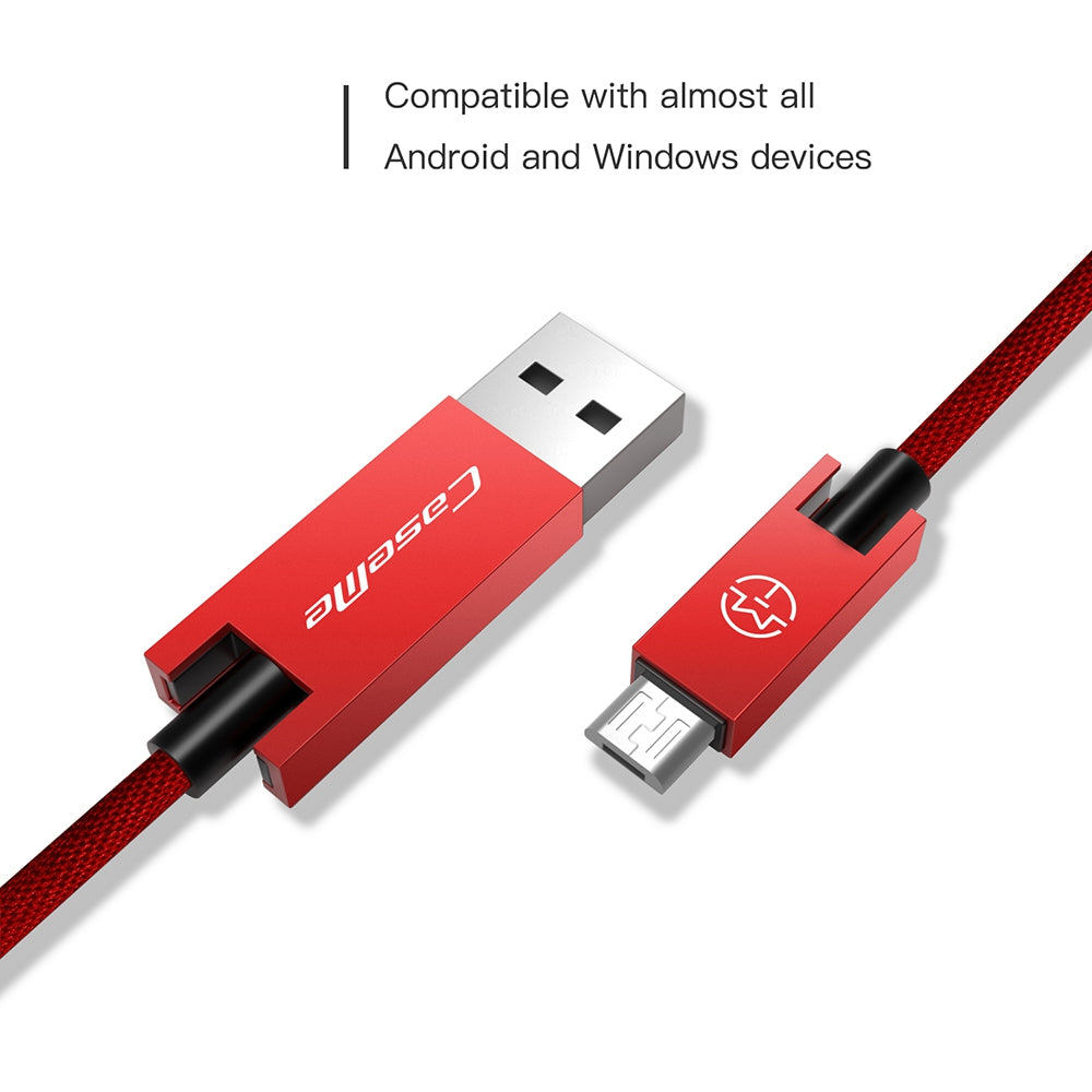 Caseme Micro USB Cable Android Nylon Braided Charger USB to Micro USB Fast Charging Cable for Sa...