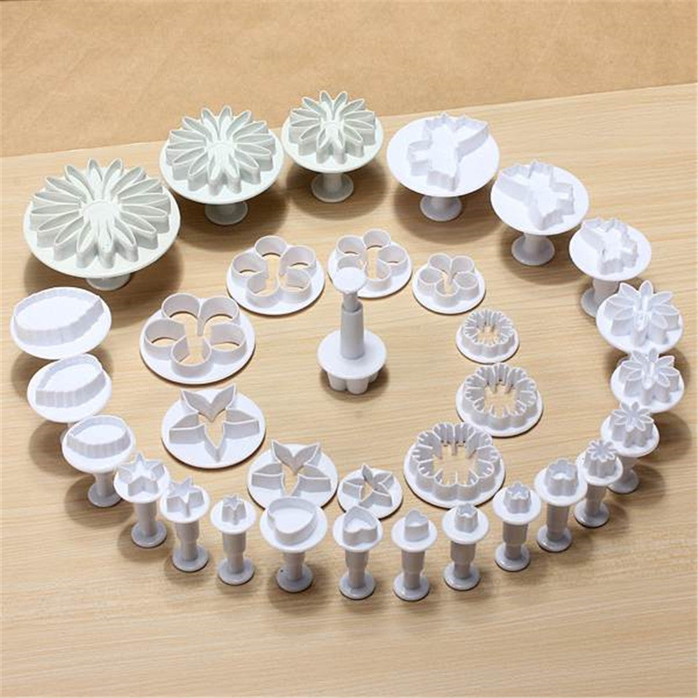 DIY Tools Decorating Cake Pastry Plunger Cutters Home Fondant Cookie Chocolate Sugarcraft Baking...