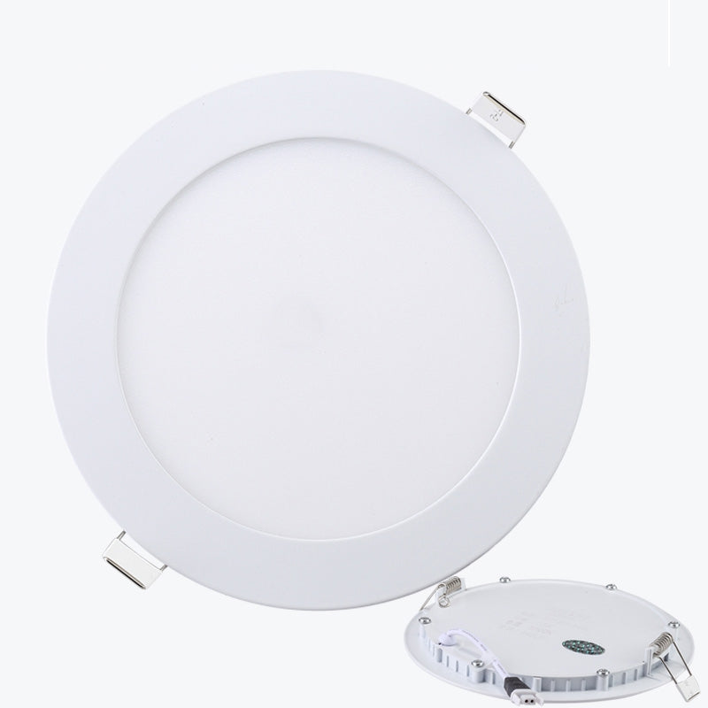 5PCS Ultra Thin LED Panel Lamp 6W Living Room Round Opening 10.5 Centimeters