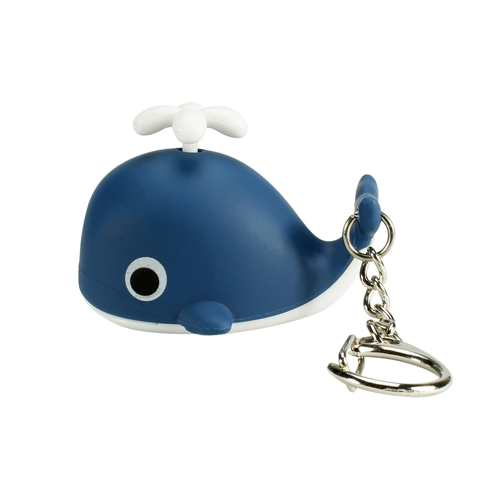 Brelong Music-making Lovely Whale Cartoon Keychain with LED Light Pendant