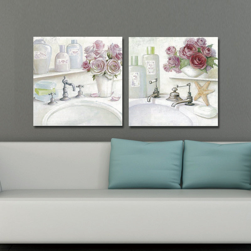 DYC 10058 2PCS Flowers in Vase Print Art Ready to Hang Paintings