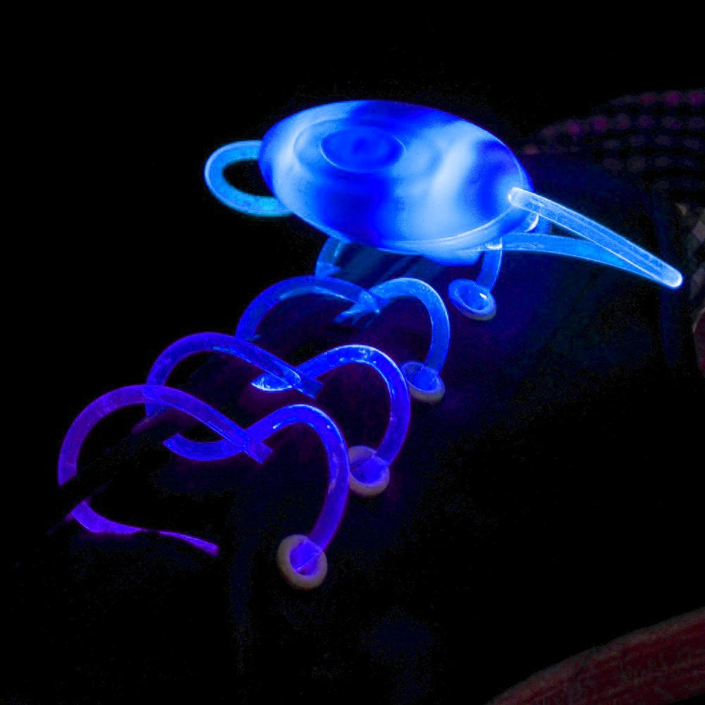 BRELONG Waterproof Luminous LED Color Shoelaces - A pair