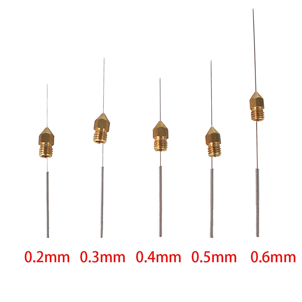 3D Printer Nozzle Cleaning Kit Drill Bits Tool For Makerbot And Creality CR-10s,Anet 10 PCS (0.2...