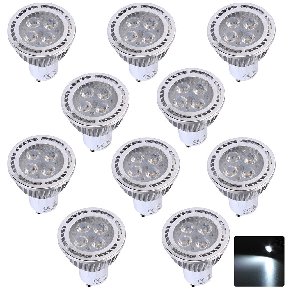 10PCS Ywxlight Gu10 4X3030 Smd Recessed Lighting Led Spotlight Ac 85 - 265V