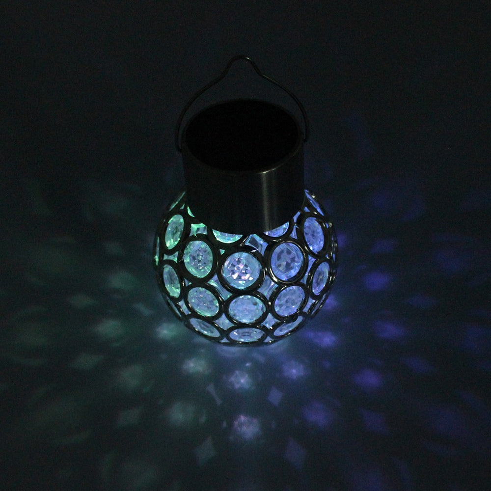 BRELONG LED Solar Garden Hanging Light  Control Induction Lluminous Magic Ball