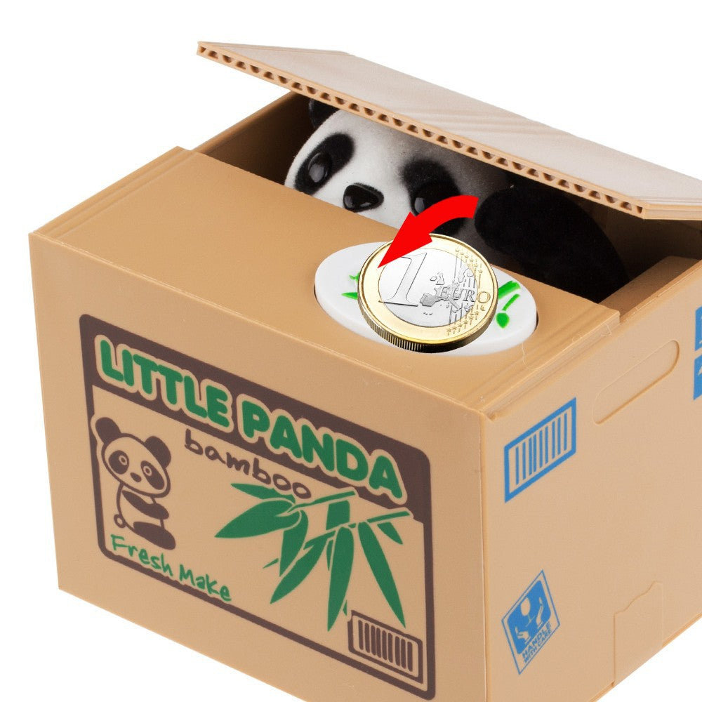 Coin Stealing Panda Money Box