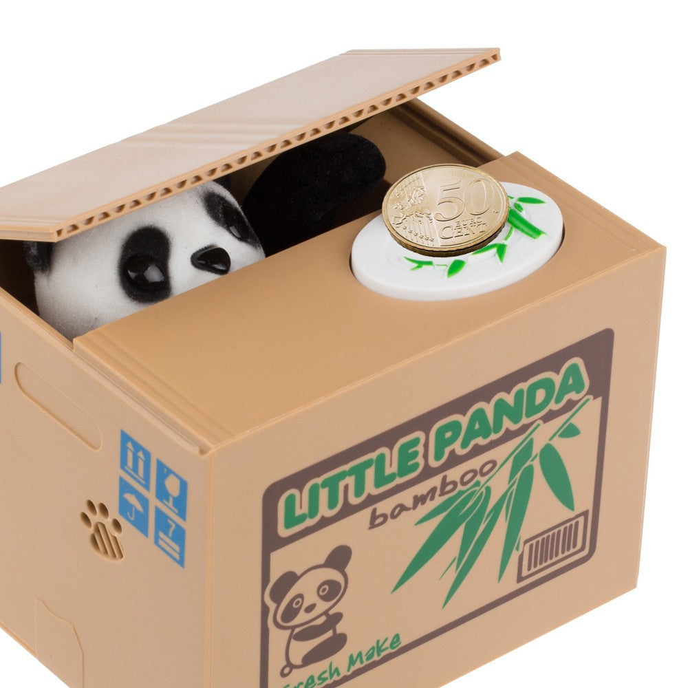 Coin Stealing Panda Money Box