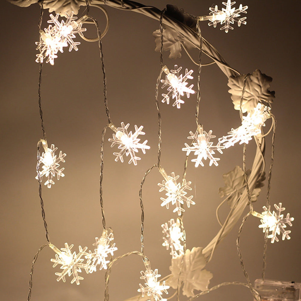 BRELONG LED Snowflake String Festival Lights Decorative Lights 30LED