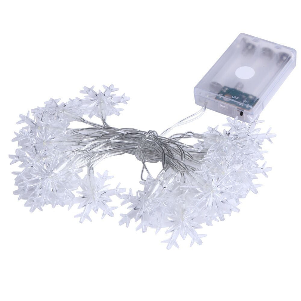 BRELONG LED Snowflake String Festival Lights Decorative Lights 30LED