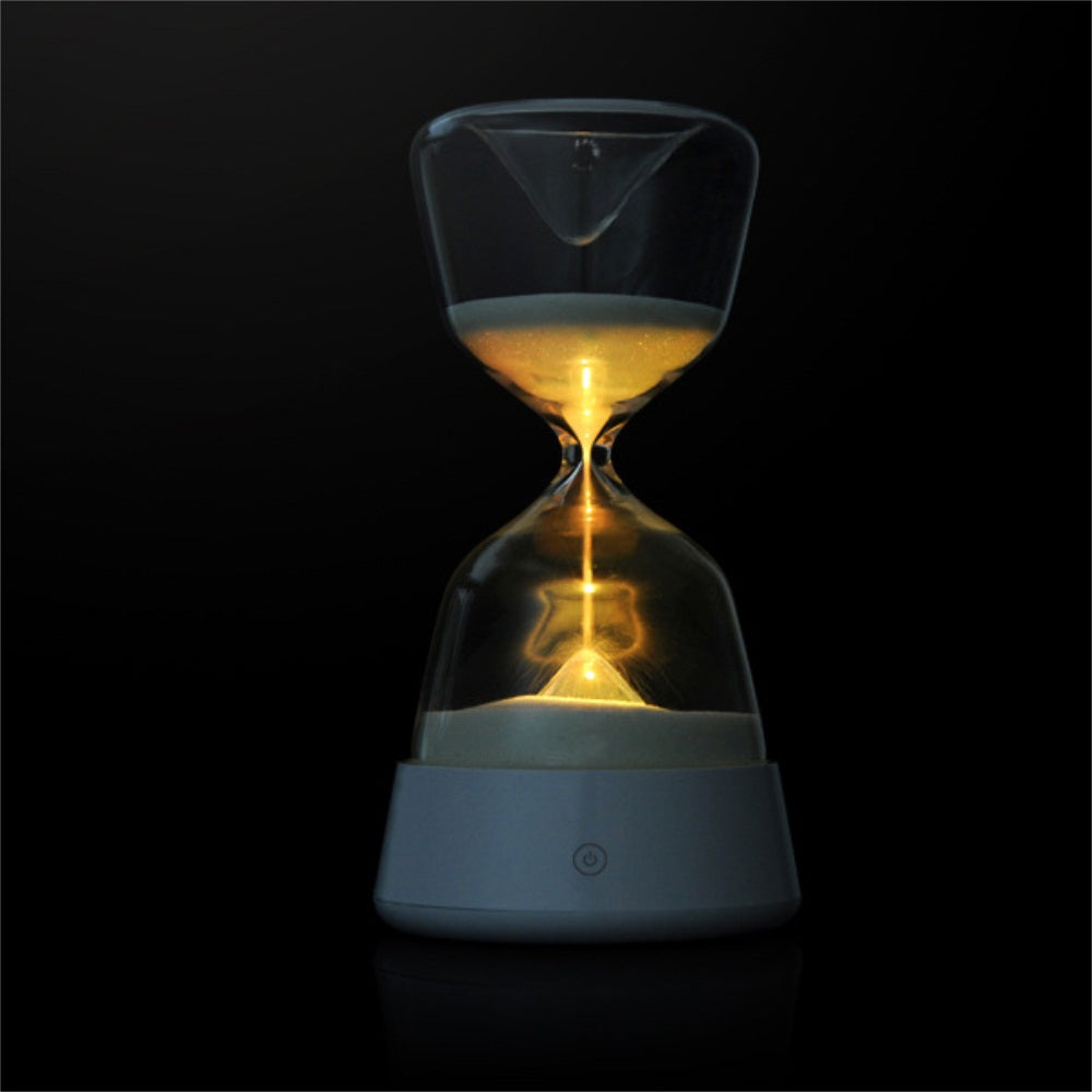 Creative Time Hourglass Sensor Light Night Lamp Recharge Accompany Sleep