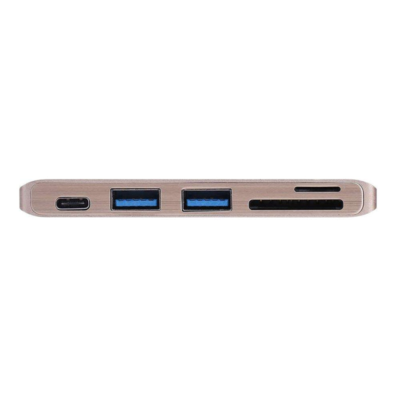 5 in 1 Type-C To USB3.0+ Micro USB+ Card Reader Adapter Hub for Macbook Laptop