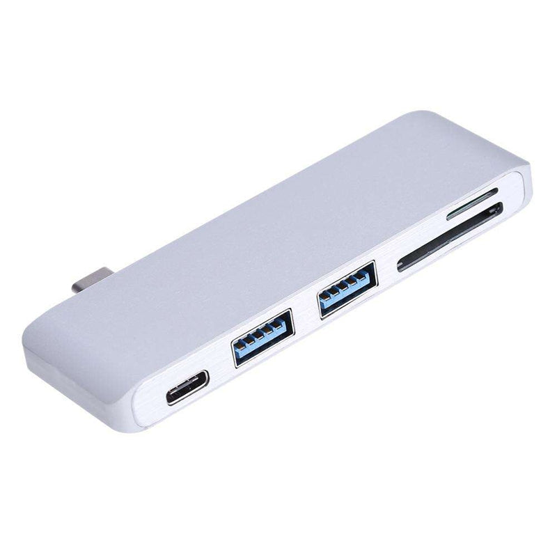 5 in 1 Type-C To USB3.0+ Micro USB+ Card Reader Adapter Hub for Macbook Laptop