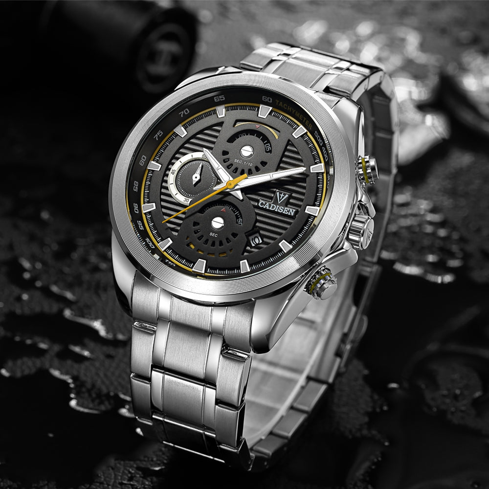 Cadisen C9051 Fashion Men Waterproof Quartz Multifunction Watch