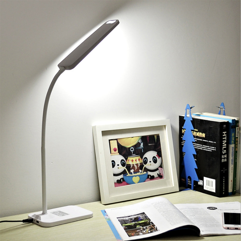 BRELONG  LED Table Lamp Dimming Study Reading Lamp USB Output Charging