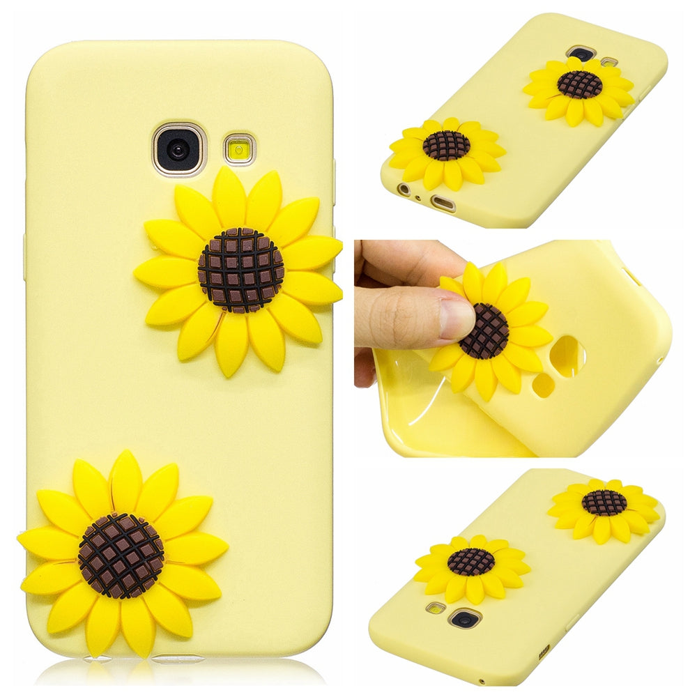 3D Cute Candy Pattern Silicone Soft Back Case for Samsung Galaxy A5 2017