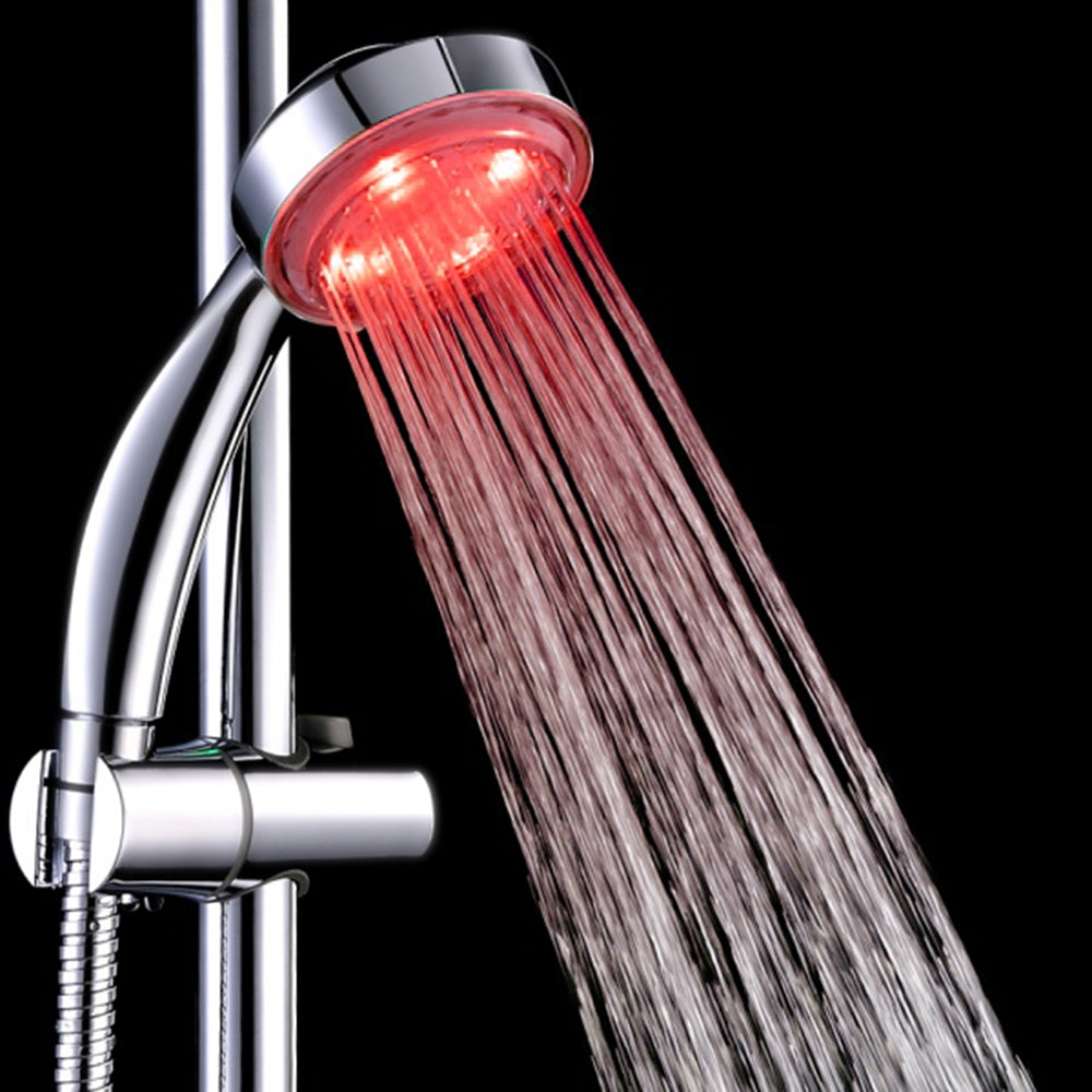 BRELONG LED Temperature Control Three-Color  Shower Head