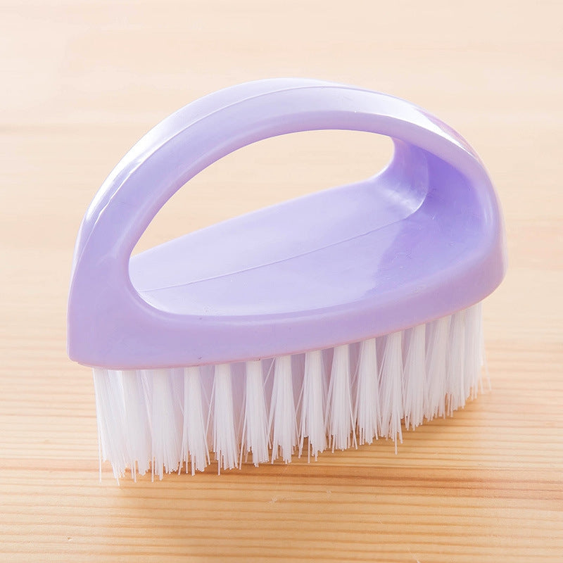 DIHE Egg Shape Multifunctional Pappus Cleaning Brush Hand Shank