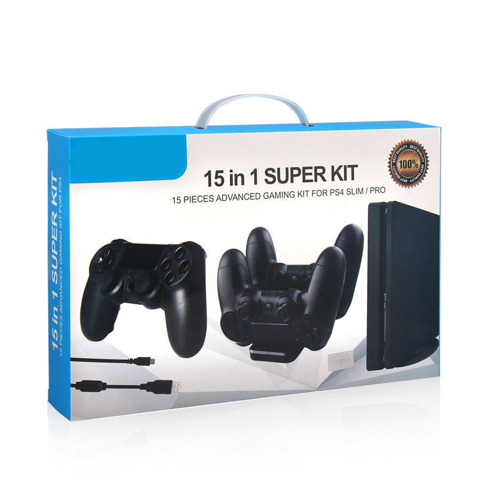 15 Pieces Advanced Gaming Kit for Ps4 Slim / Pro