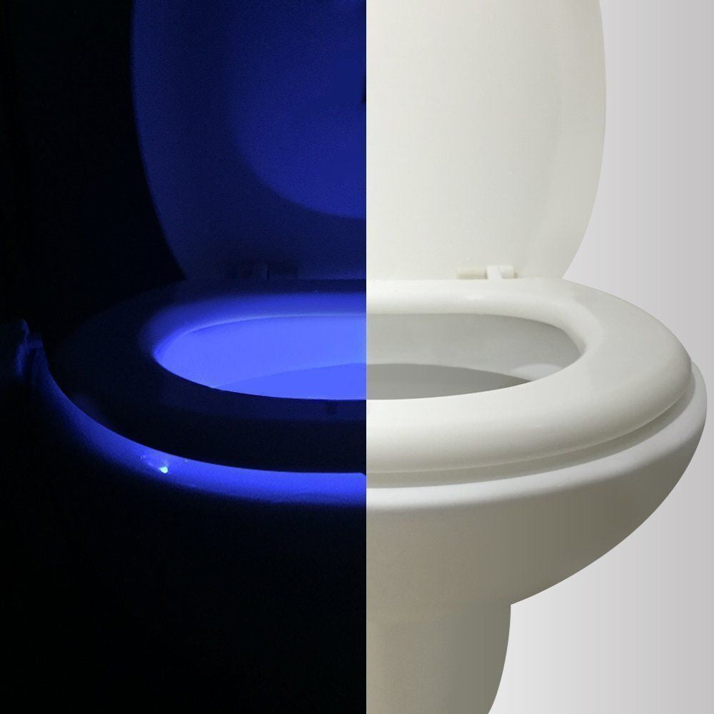 16 Color LED Motion Sensing Automatic Bathroom Toilet Night Motion Activated Lamp