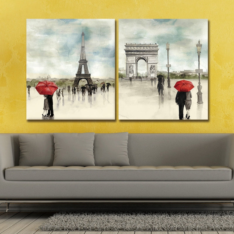 Dyc 10029 2PCS Decoration Landscape Print Art Ready To Hang Paintings