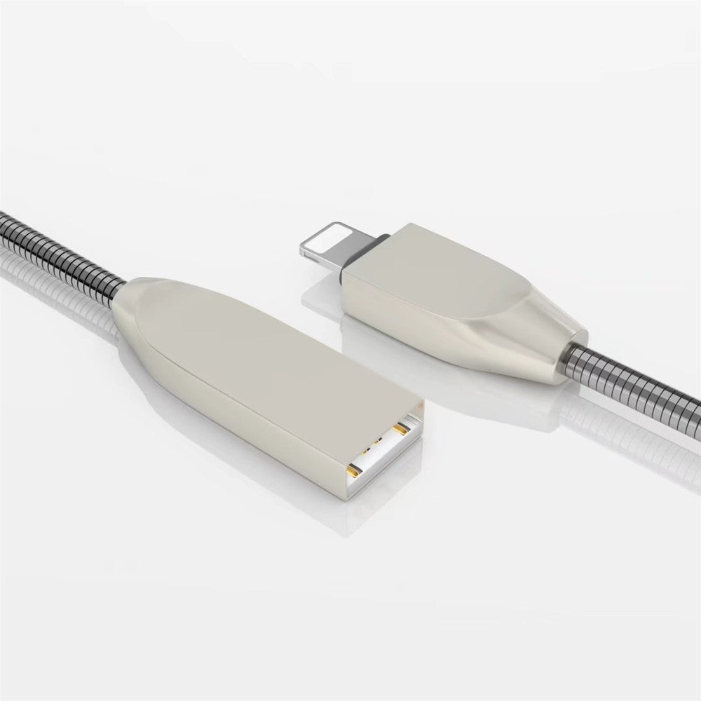 D Style Spring Stripes 8PIN Data Charging Cable 100CM
